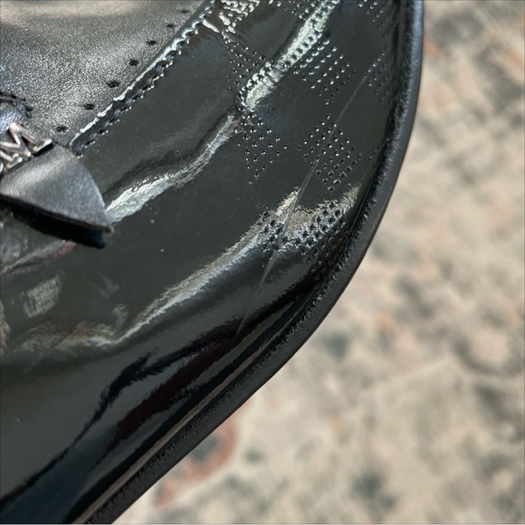 Goodman Italy 35506 Black Leather Loafers‎ Men's Size EU 43 Formal Slip-On Shoes - Picture 14 of 15